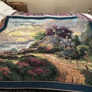 Thomas Kinkade Multicolor Tapestry